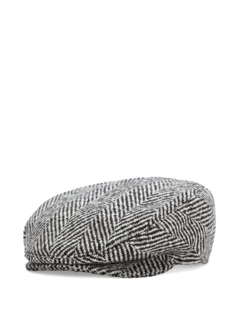 Shetland chevron flat cap by DOLCE&GABBANA