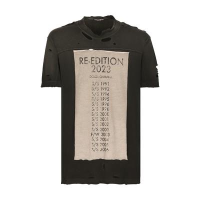 Short-sleeved cotton T-shirt by DOLCE&GABBANA