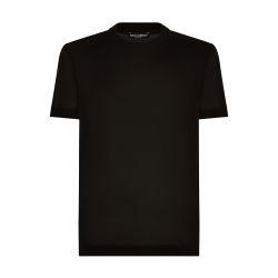 Short-sleeved silk t-shirt by DOLCE&GABBANA