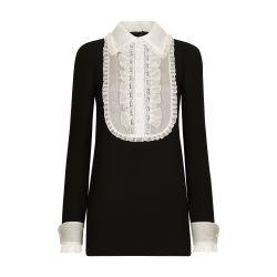 Short wool crepe dress by DOLCE&GABBANA