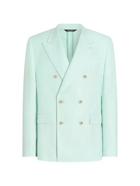 Sicilia Light double-breasted viscose jacket by DOLCE&GABBANA