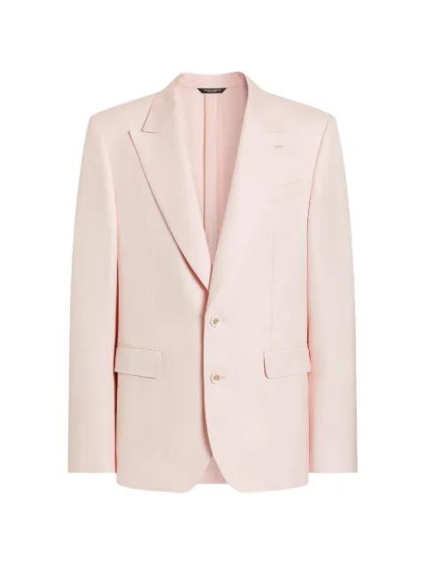 Sicilia Light single-breasted viscose jacket by DOLCE&GABBANA