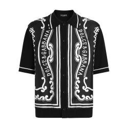 Silk and cotton shirt with bandanna by DOLCE&GABBANA
