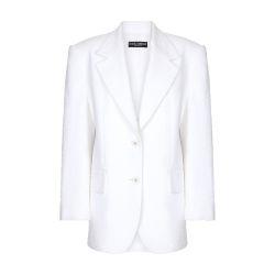 Single-breasted raschel tweed jacket by DOLCE&GABBANA
