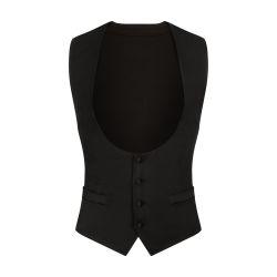 Single-breasted silk vest by DOLCE&GABBANA