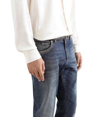Slim Fit Jeans in Navy by DOLCE&GABBANA