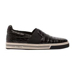 Slip-on in crocodile leather by DOLCE&GABBANA