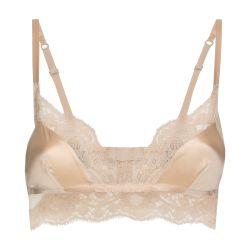 Soft-cup satin bralette by DOLCE&GABBANA