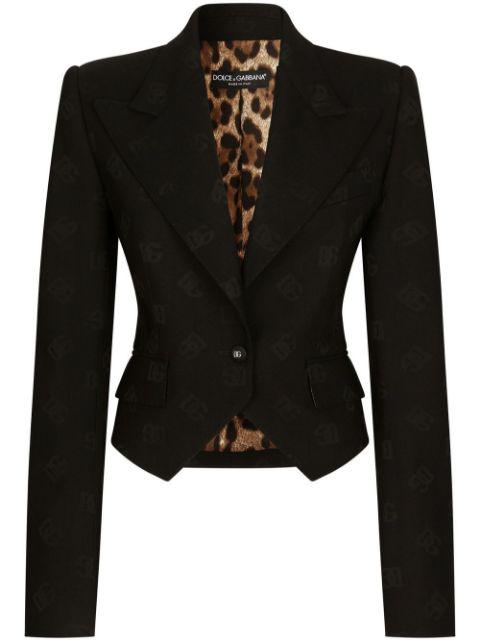 Spencer jacquard wool blazer by DOLCE&GABBANA