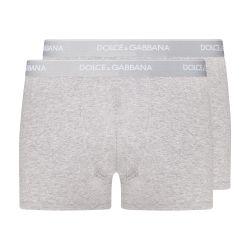 Stretch cotton boxers two-pack by DOLCE&GABBANA