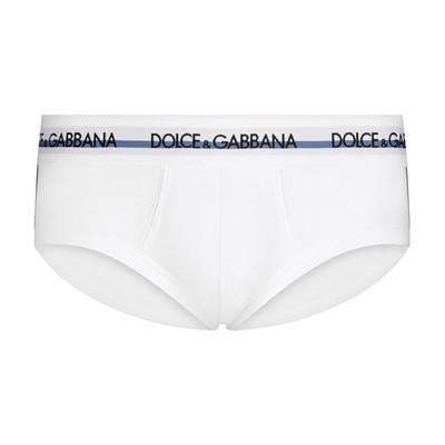 Stretch cotton mid-rise briefs by DOLCE&GABBANA