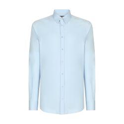 Stretch poplin Gold-fit shirt by DOLCE&GABBANA