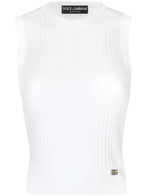 Stretch ribbed top by DOLCE&GABBANA