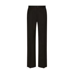 Stretch wool twill pants by DOLCE&GABBANA