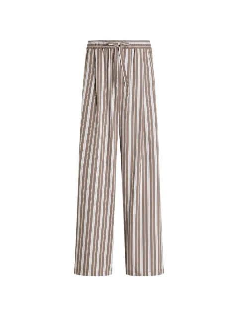 Striped Poplin Vanity Trousers by DOLCE&GABBANA