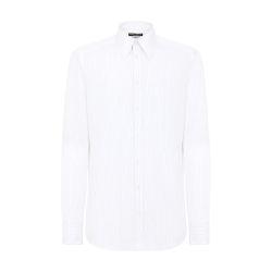 Striped cotton Martini-fit shirt by DOLCE&GABBANA
