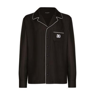 Super-oversize silk chiffon shirt by DOLCE&GABBANA