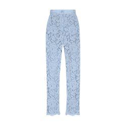 Tailored floral cordonetto lace pants by DOLCE&GABBANA