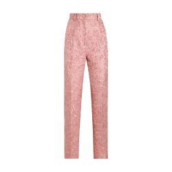 Tailored quilted floral pants by DOLCE&GABBANA