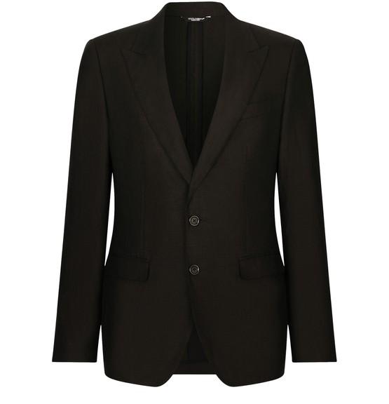 Taormina Linen Single-Breasted Jacket by DOLCE&GABBANA