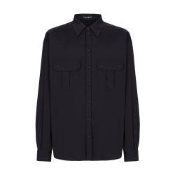Technical fabric Overshirt with pockets by DOLCE&GABBANA