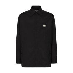 Technical fabric shirt with tag by DOLCE&GABBANA