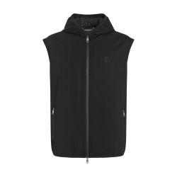Technical fabric vest with hood by DOLCE&GABBANA