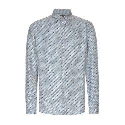 Tie print silk Martini-fit shirt by DOLCE&GABBANA