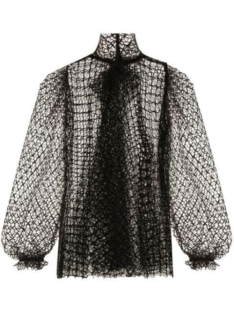 Translucent design blouse by DOLCE&GABBANA
