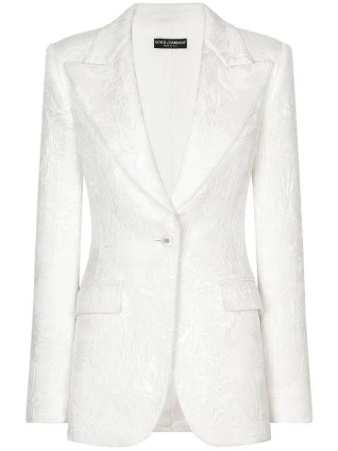 Turlington floral-brocade blazer by DOLCE&GABBANA
