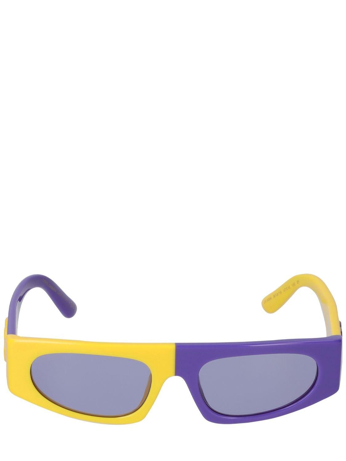 Two Tone Squared Acetate Sunglasses by DOLCE&GABBANA