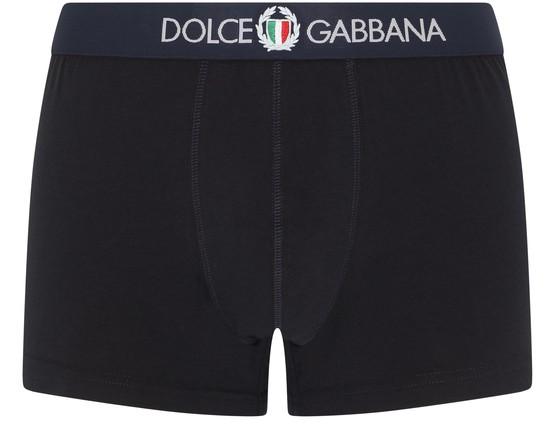 Two-way-stretch cotton jersey boxers by DOLCE&GABBANA