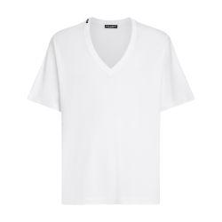 V-neck cotton t-shirt by DOLCE&GABBANA