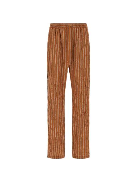 Vanity striped straight trousers by DOLCE&GABBANA