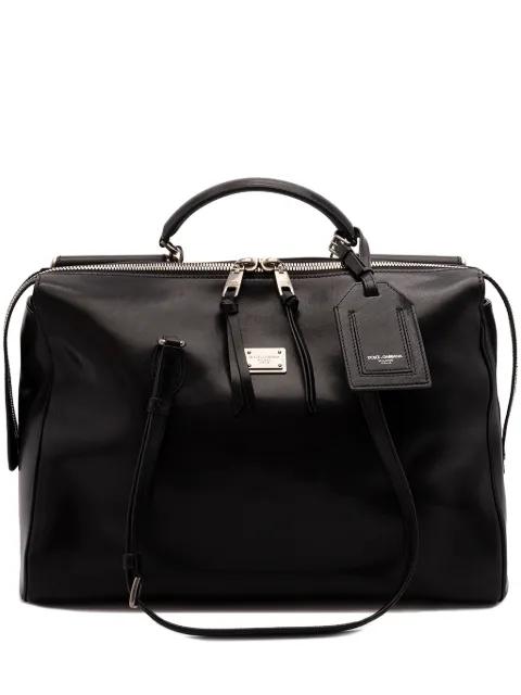 Vittoria zip-top leather luggage by DOLCE&GABBANA