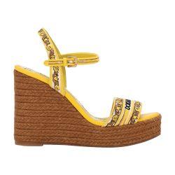 Wedge sandals with majolica by DOLCE&GABBANA