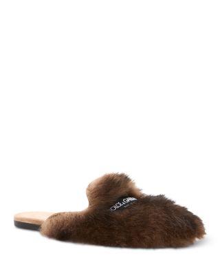 Women's Shearling Mules by DOLCE&GABBANA