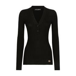 Wool flat-rib sweater by DOLCE&GABBANA