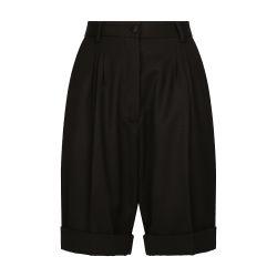Wool gabardine shorts by DOLCE&GABBANA