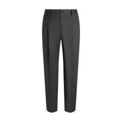 Wool pants with double darts by DOLCE&GABBANA