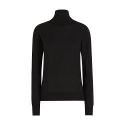 Wool turtle-neck embroidered sweater by DOLCE&GABBANA