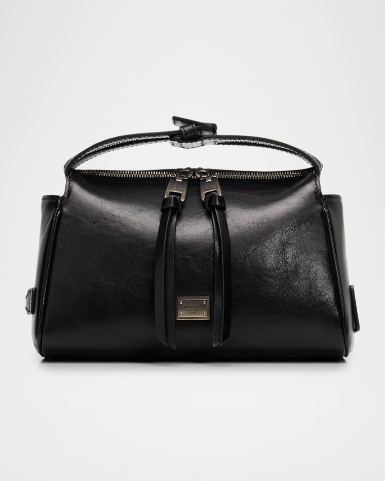 Zip-Top Leather Top-Handle Bag by DOLCE&GABBANA