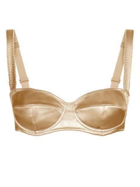 balconette metallic bra by DOLCE&GABBANA