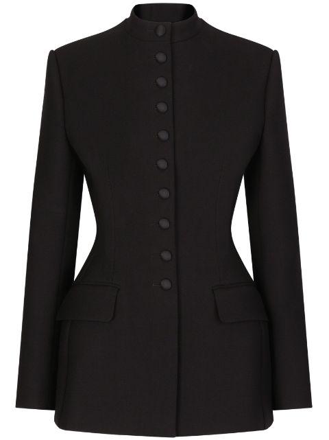 band-collar single-breasted blazer by DOLCE&GABBANA