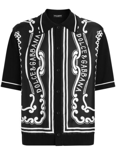 bandanna-print shirt by DOLCE&GABBANA