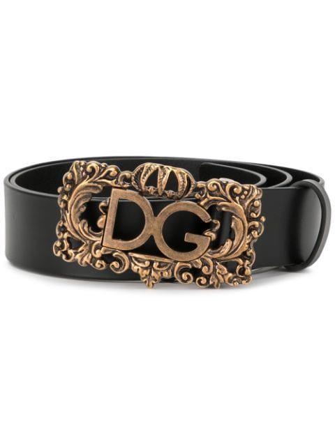 baroque logo belt by DOLCE&GABBANA
