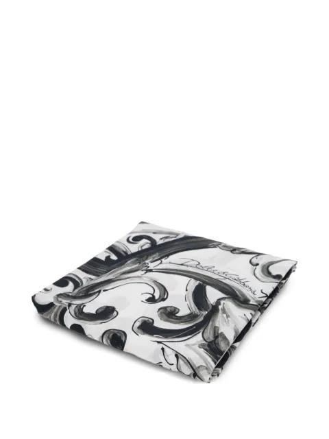 baroque-print beach towel by DOLCE&GABBANA