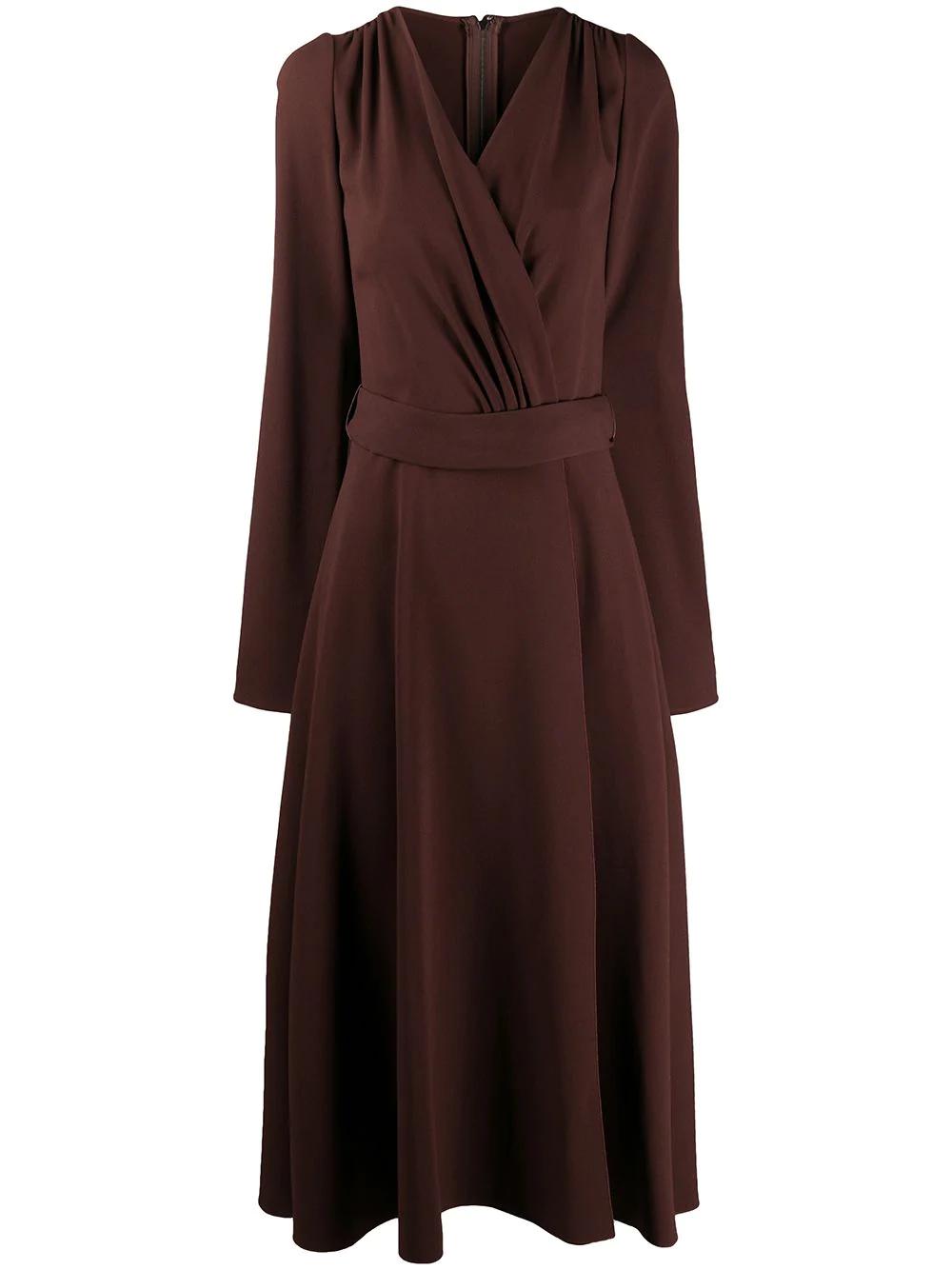 belted longuette dress by DOLCE&GABBANA