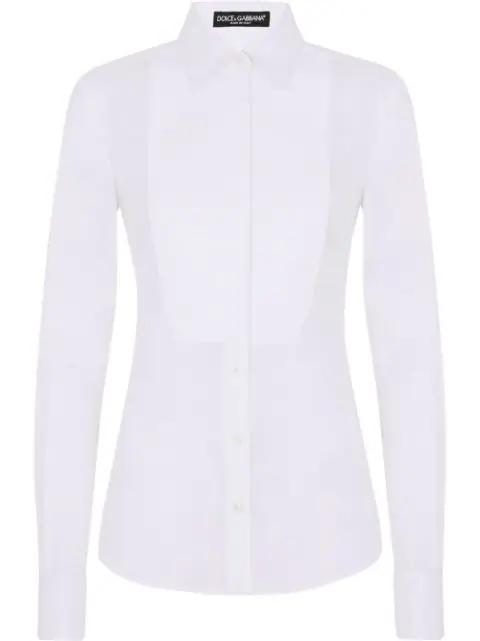 bib-panel long-sleeve shirt by DOLCE&GABBANA