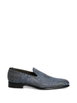 blue floral-brocade slip-on loafers by DOLCE&GABBANA blue floral-brocade slip-on loafers by DOLCE&GABBANA